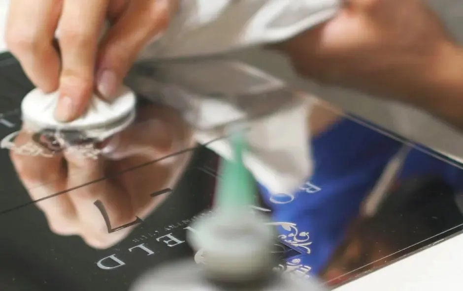 Brunel Engraving polishing sign