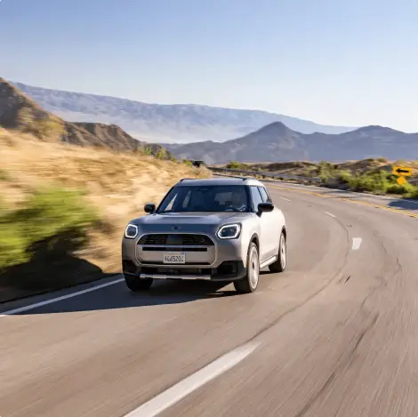 Ocean Group MINI driving on a road